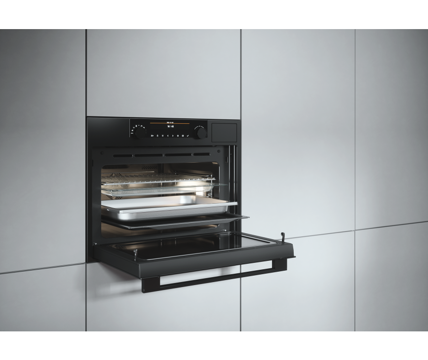 Atag CSX4695D inbouw combi-stoomoven met magnetron - grafiet 