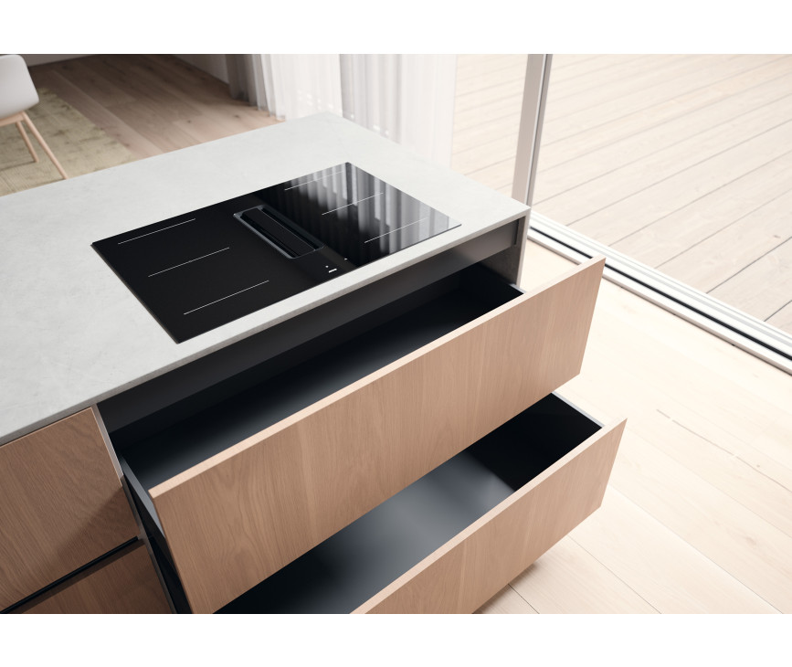 Atag HIDD07471EX inbouw inductie kookplaat met afzuiging