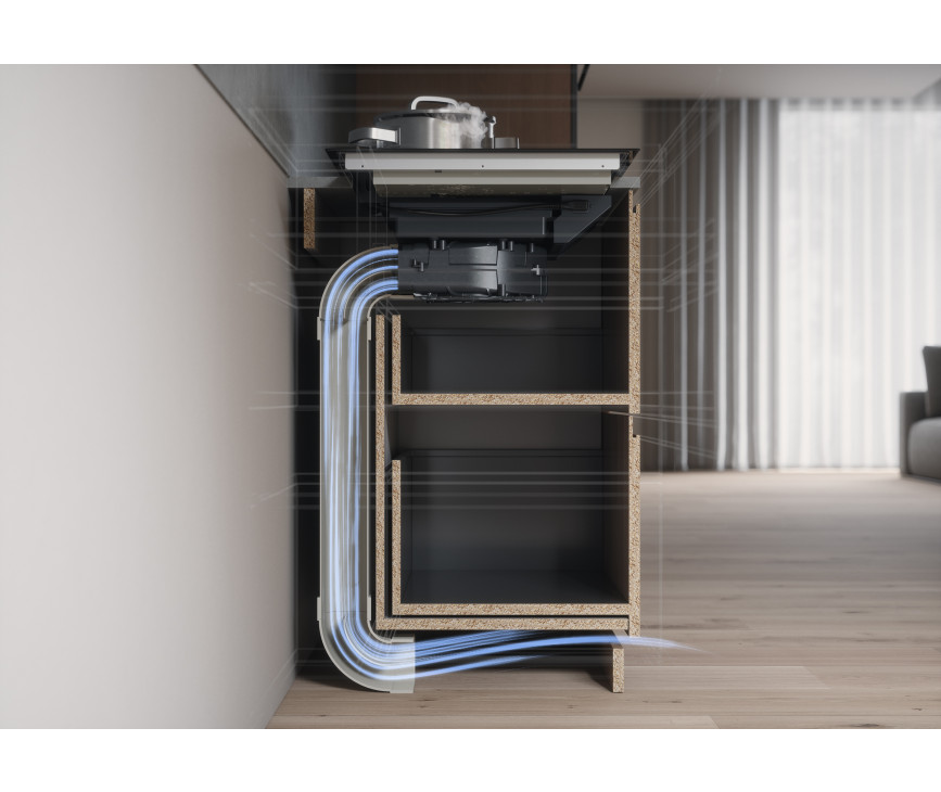 Atag HIDD08471EVX inbouw inductie kookplaat met afzuiging