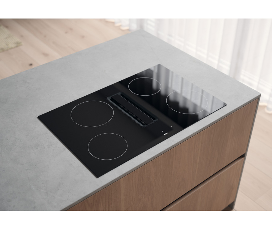 Atag HIDD08471EX inbouw inductie kookplaat met afzuiging