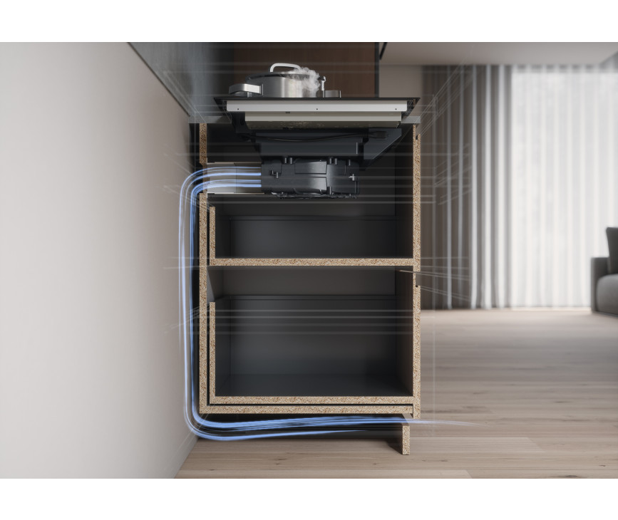Atag HIDD08471EX inbouw inductie kookplaat met afzuiging