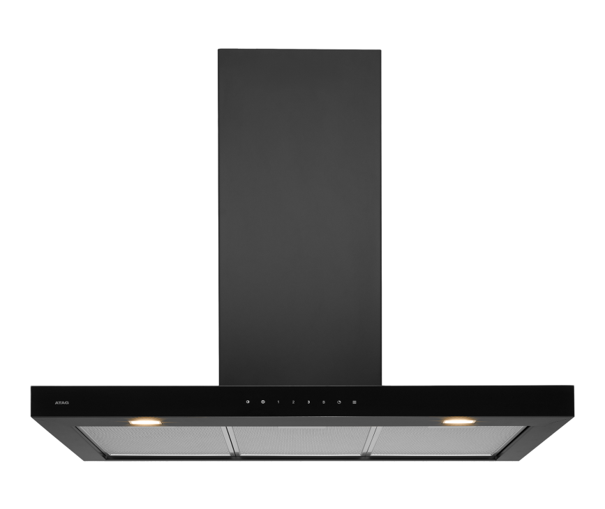 Atag WS90292IM wand afzuigkap - zwart - 90 cm. breed