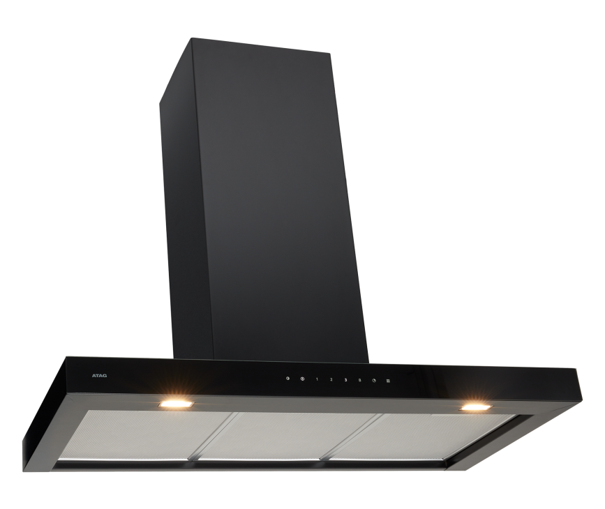 Atag WS90292IM wand afzuigkap - zwart - 90 cm. breed