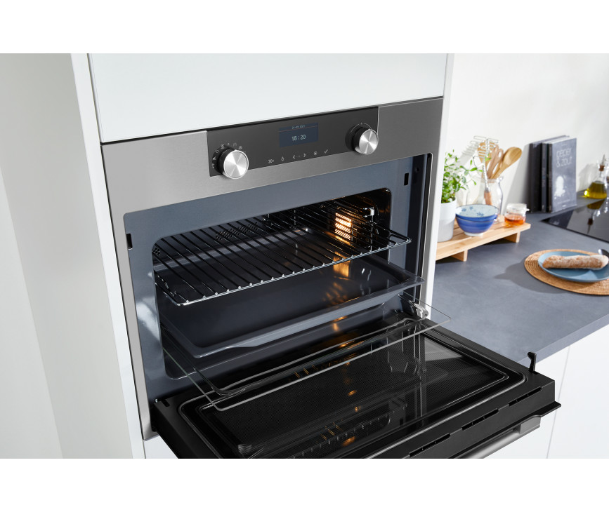 Atag BCM4611C inbouw oven met magnetron - roestvrijstaal