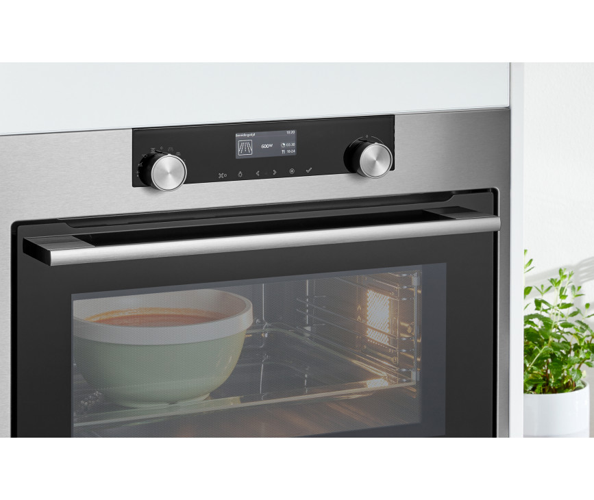 Atag BCM4611C inbouw oven met magnetron - roestvrijstaal