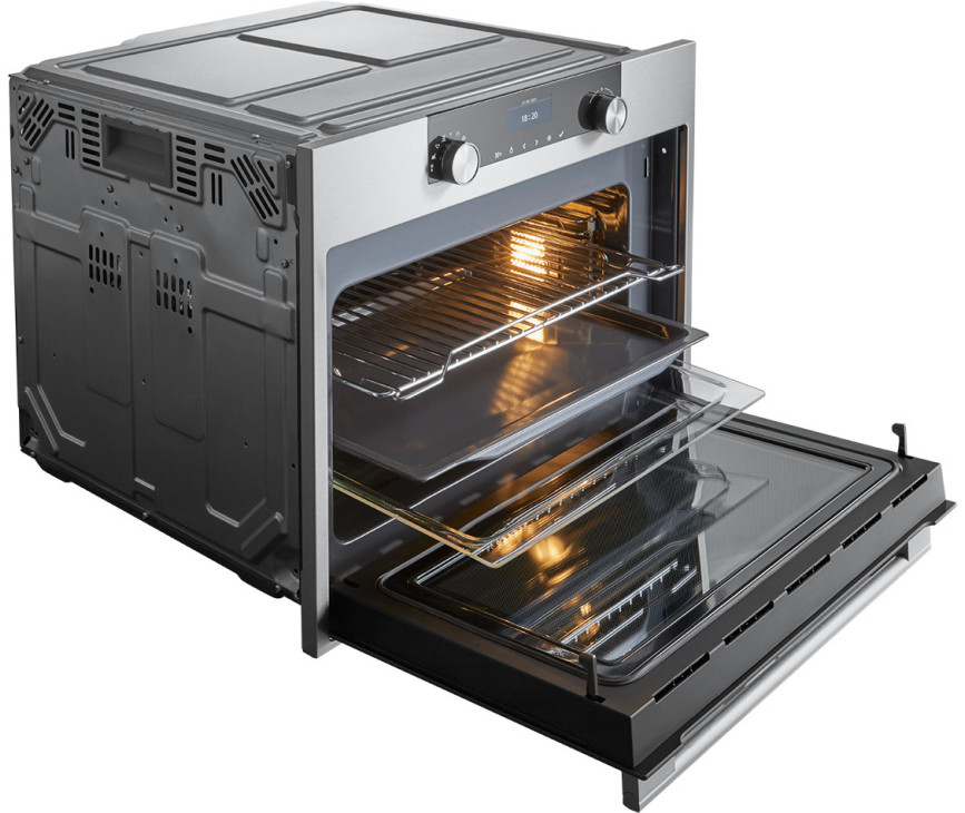Atag BCM4611C inbouw oven met magnetron - roestvrijstaal