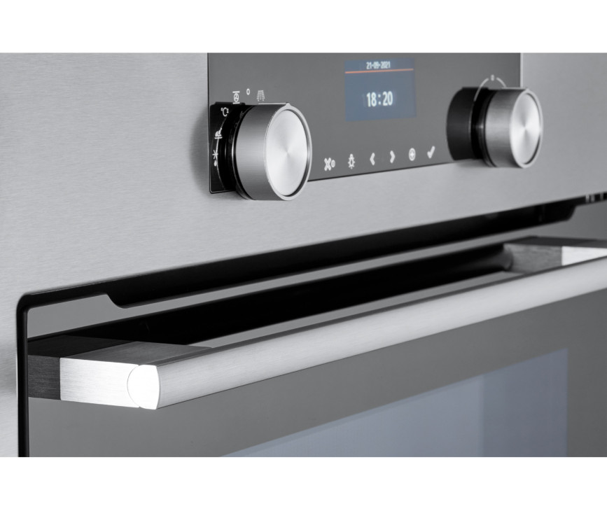 Atag BCM4611C inbouw oven met magnetron - roestvrijstaal