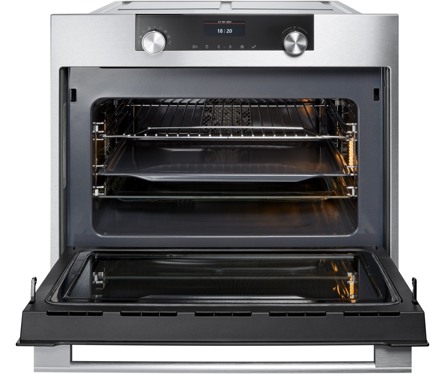 Atag BCM4611C inbouw oven met magnetron - roestvrijstaal