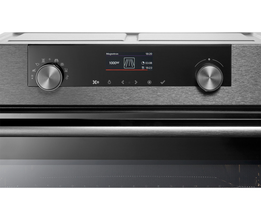 Atag BCM46121C inbouw oven met magnetron - blacksteel