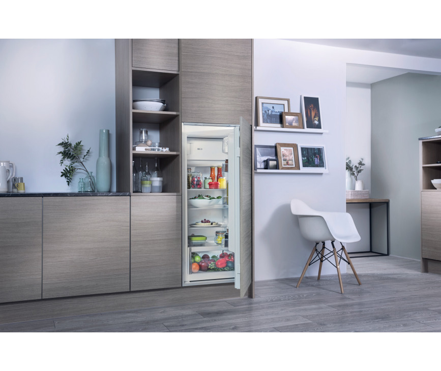 Bauknecht KSI 12GF2 inbouw koelkast met vriesvak - nis 122 cm.