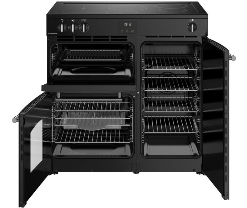 Belling FARMHOUSE 90Ei BLK fornuis inductie