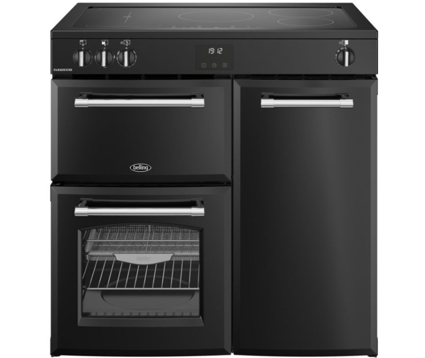 Belling FARMHOUSE 90Ei BLK fornuis inductie