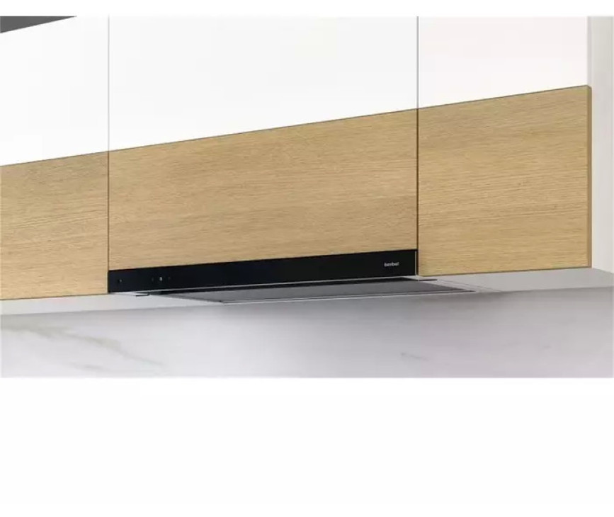 Berbel BEH 90 GL zwart inbouw afzuigkap