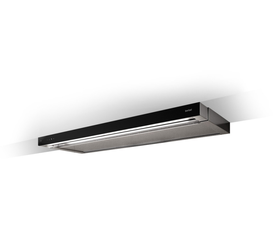 Berbel BEH 90 GL zwart inbouw afzuigkap