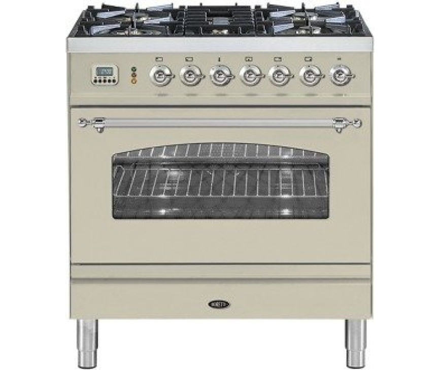 Boretti VPNR83OWG fornuis gasoven oud-wit