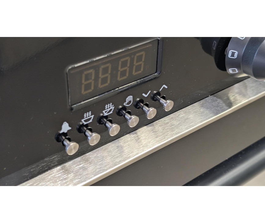 Boretti MLI94DZW inductie fornuis met dubbele oven - zwart