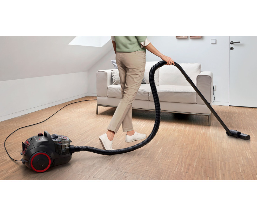 Bosch BGS21POW2 zwarte stofzuiger zonder zak - ProPower