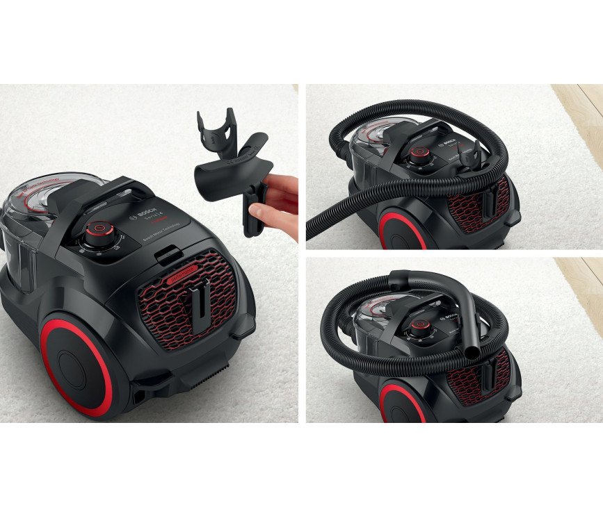 Bosch BGS21POW2 zwarte stofzuiger zonder zak - ProPower