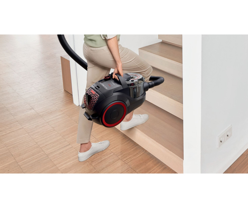 Bosch BGS21POW2 zwarte stofzuiger zonder zak - ProPower