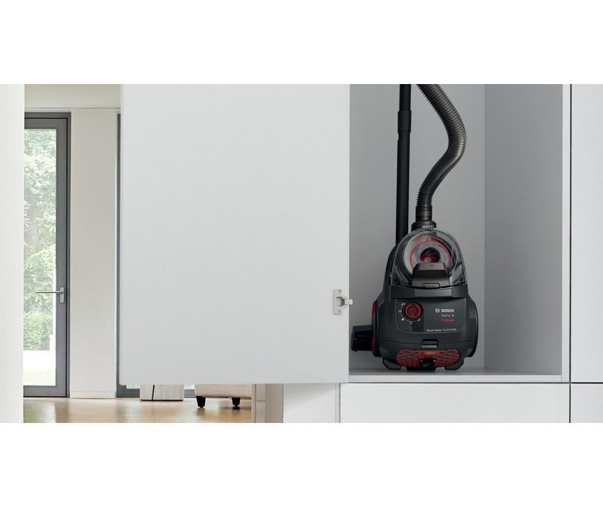 Bosch BGS21POW2 zwarte stofzuiger zonder zak - ProPower