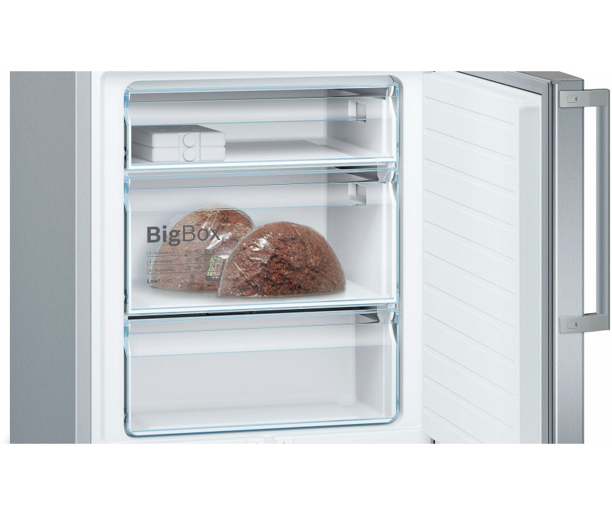 BOSCH koelkast rvs KGE49EICP