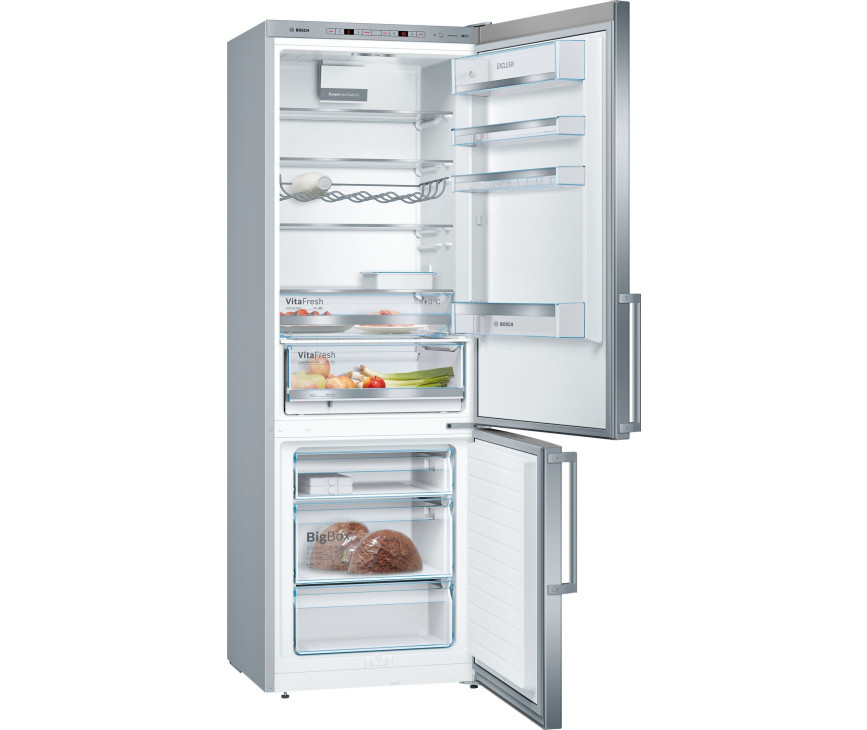 BOSCH koelkast rvs KGE49EICP