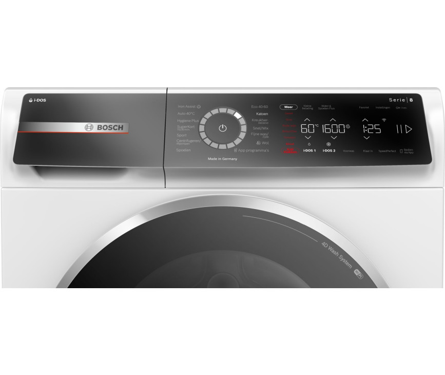 Bosch WGB256A7NL wasmachine met i-Dos, 10 kg en energieklasse A
