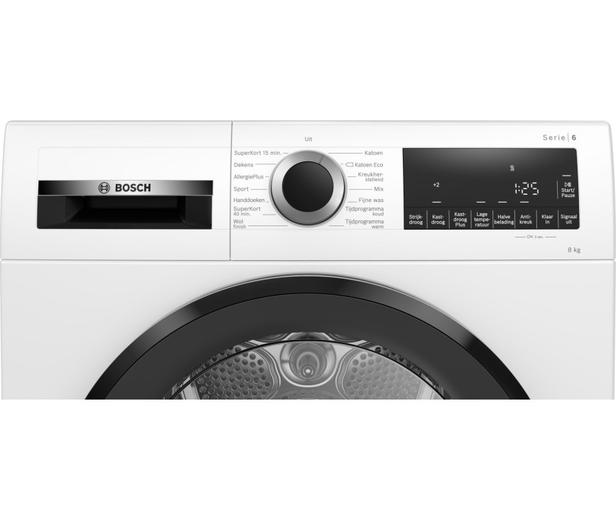 Bosch WPG23100NL condensdroger met energieklasse B label