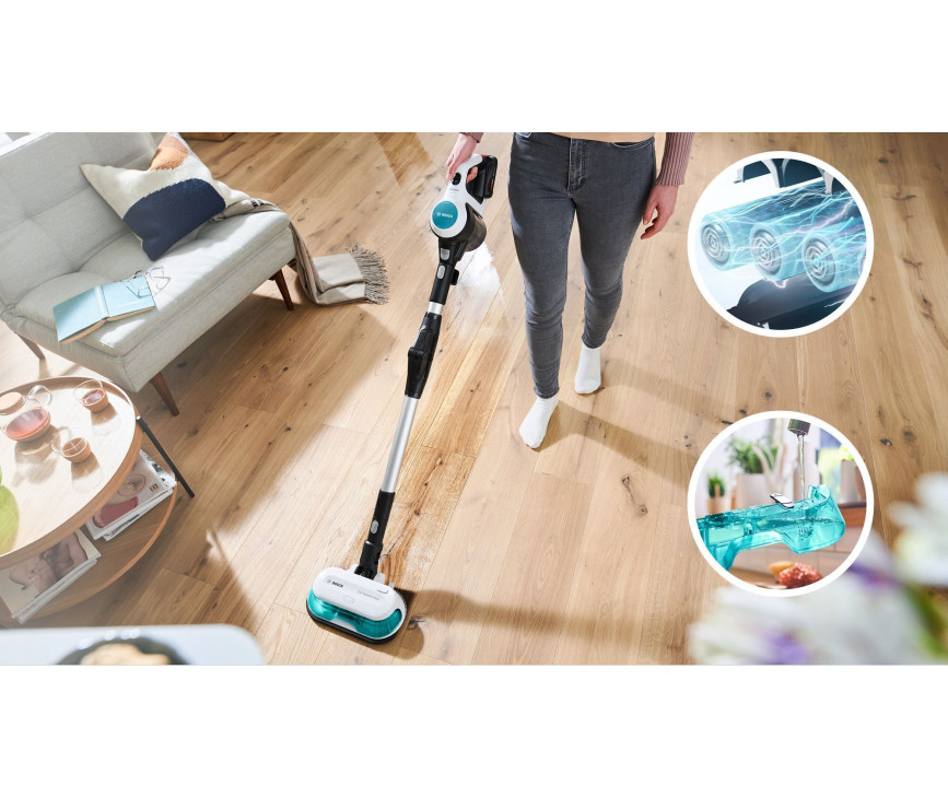 Bosch BCS712HYG5 stofzuiger - Wit