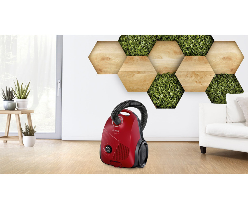 Bosch BGBS2RD1H stofzuiger - rood