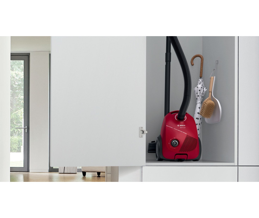 Bosch BGBS2RD1H stofzuiger - rood