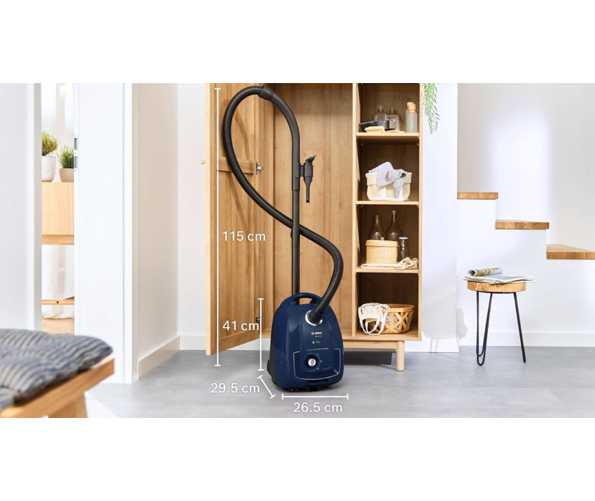 Bosch BGL38BU1 stofzuiger - blauw