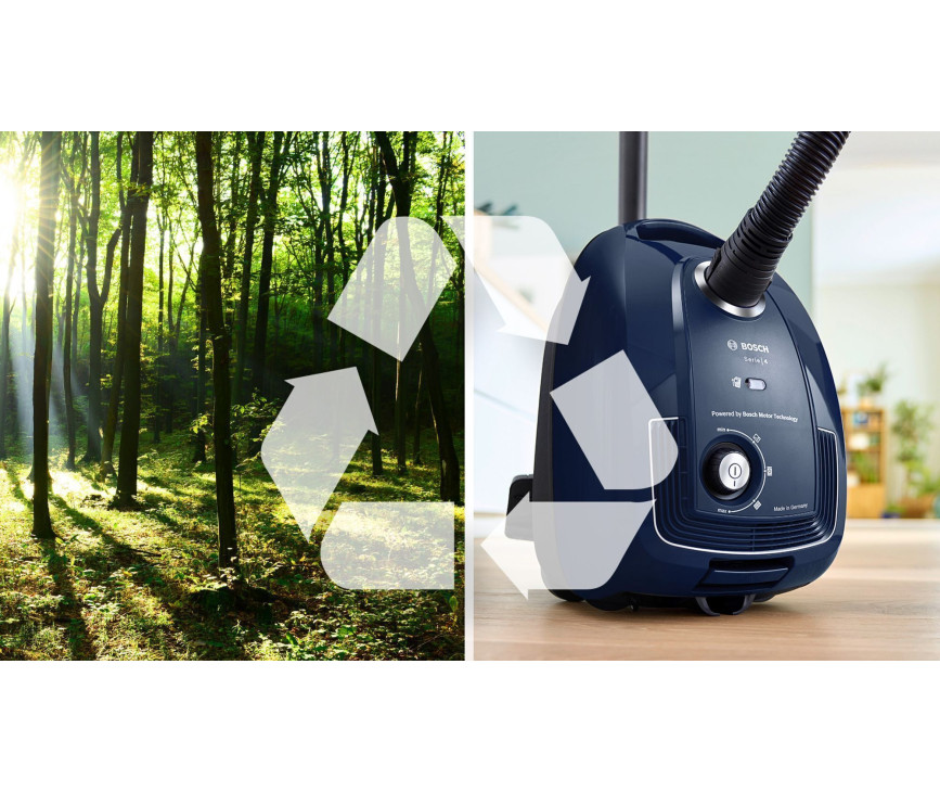 Bosch BGL38BU1 stofzuiger - blauw
