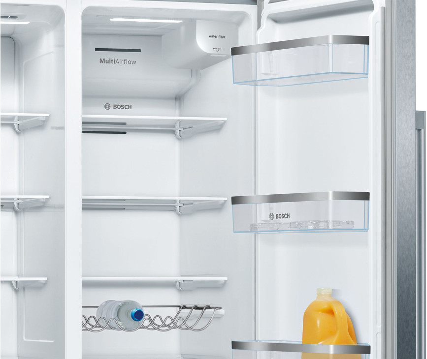 Bosch KAD93AIDP side-by-side koelkast - roestvrijstaal