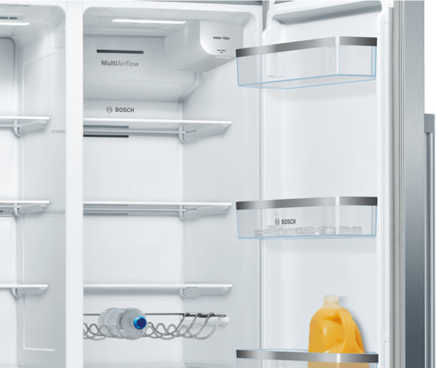 Bosch KAD93AIEP side-by-side koelkast - roestvrijstaal - NoFrost