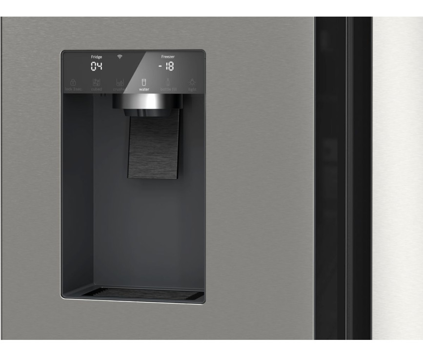 Bosch KFD96APEA vrijstaande side-by-side koelkast - roestvrijstaal