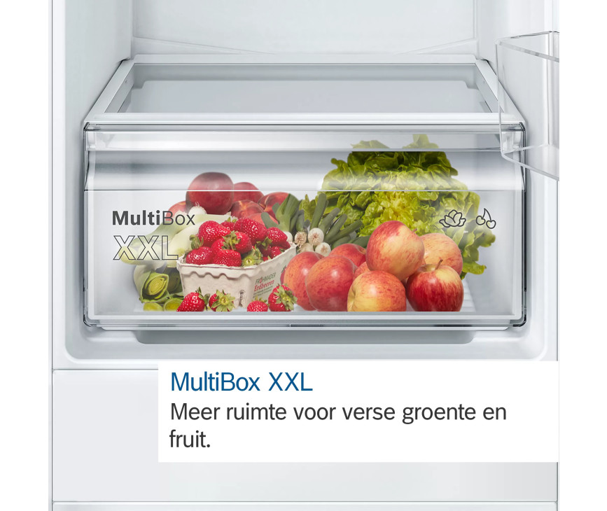 Bosch KGN33NLEB vrijstaande koelkast - rvs-look - 176 cm. hoog