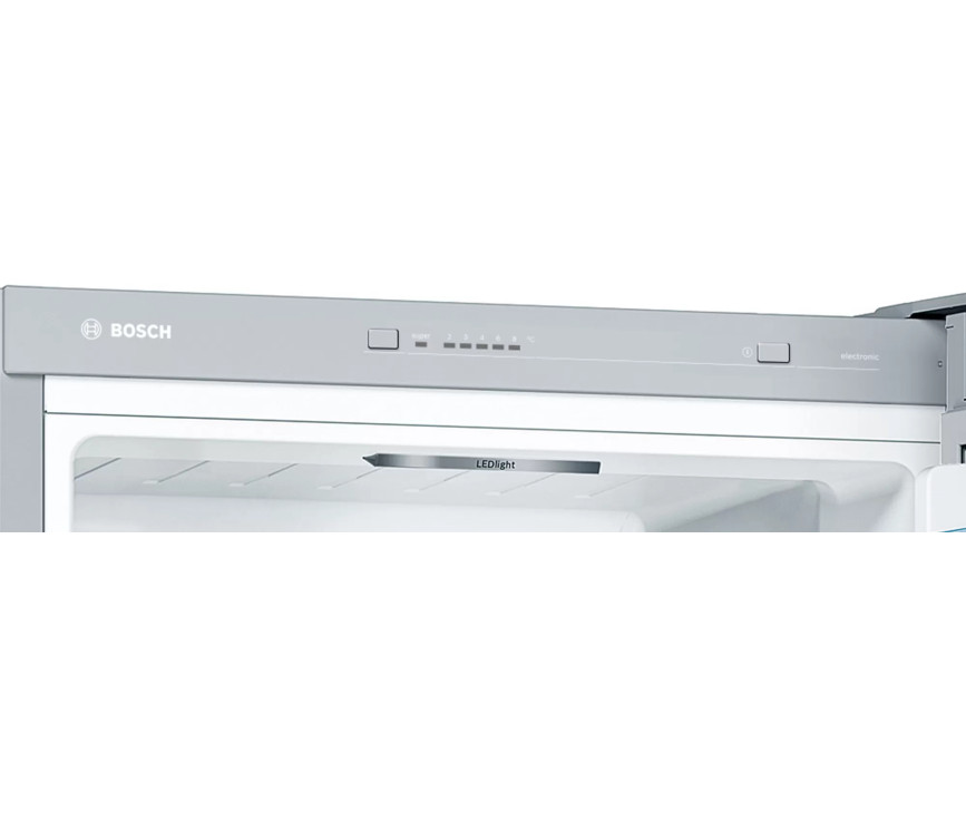Bosch KGV33VLEA vrijstaande koelkast rvs-look