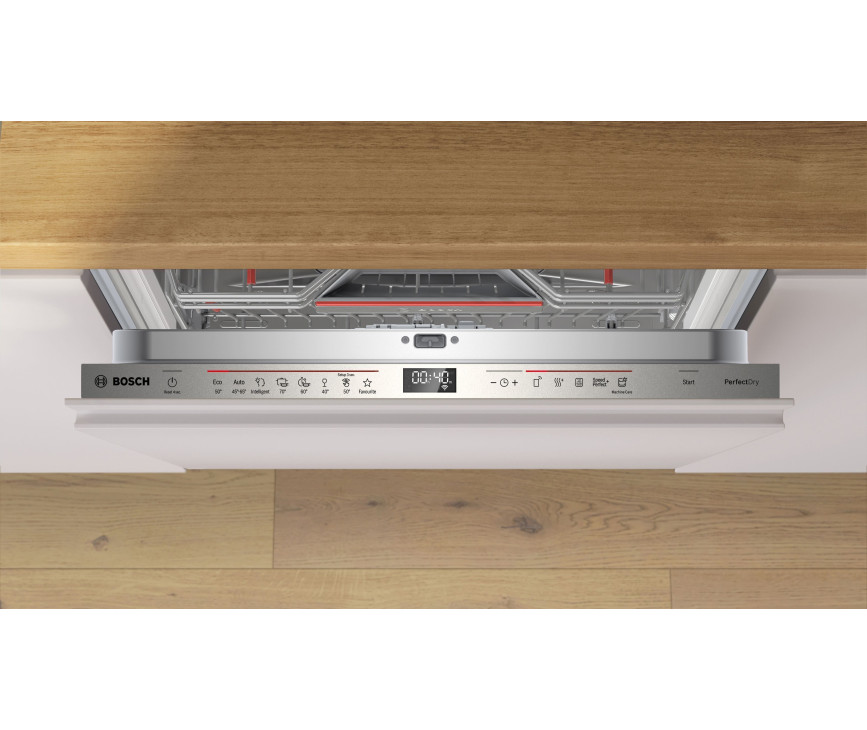 Bosch SMV6ZCX06E inbouw vaatwasser met Zeoliet en 40 dB geluid