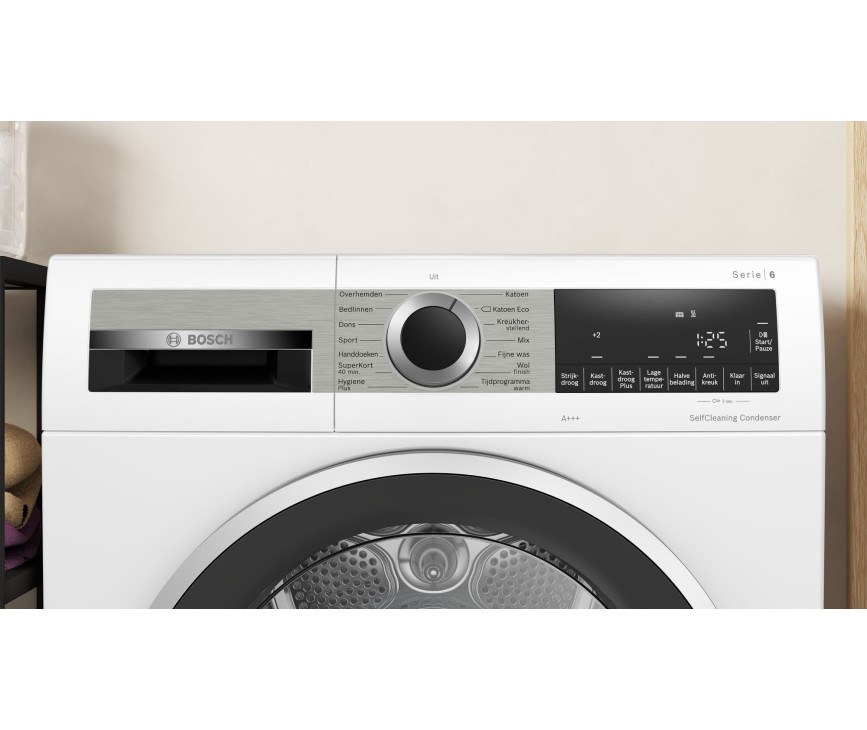 Bosch WQG235D2NL warntempomp droger - zuinig - 8 kg.
