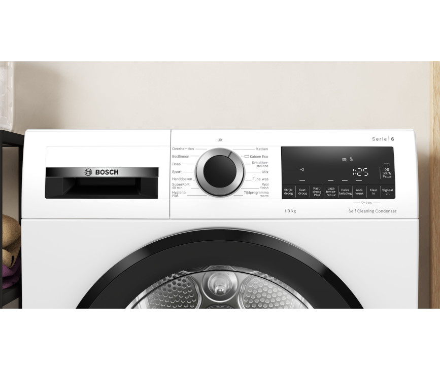 Bosch WQG245D7NL vrijstaande warmtepomp droger - Wit
