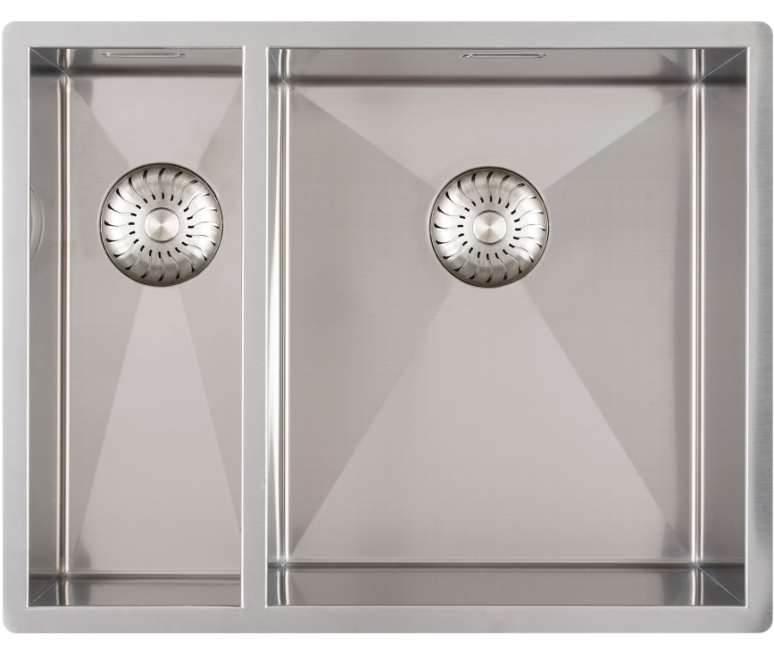 Caressi CAPP1534R6R0 dubbele spoelbak - rvs