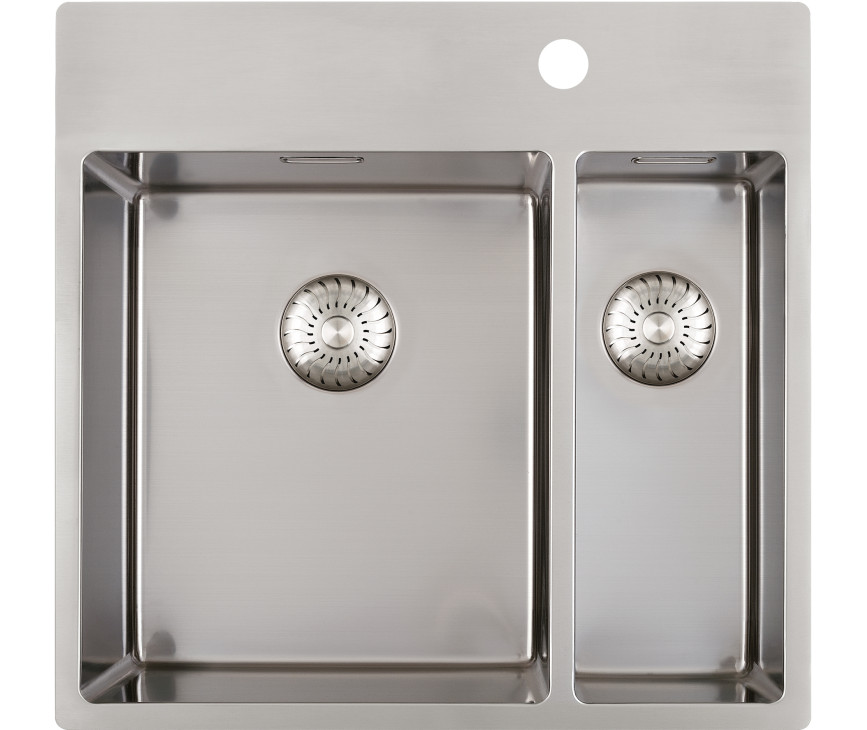 Caressi CAPP3415KR10 dubbele spoelbak - rvs