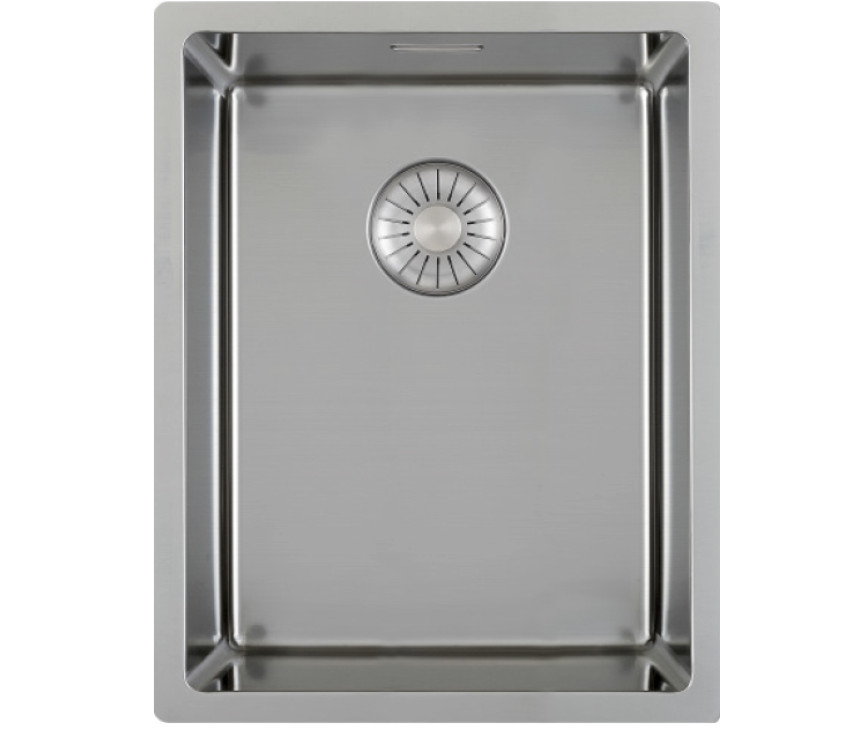 Caressi CAPP34D46R10 vlak inbouw / onderbouw spoelbak voor diep werkblad