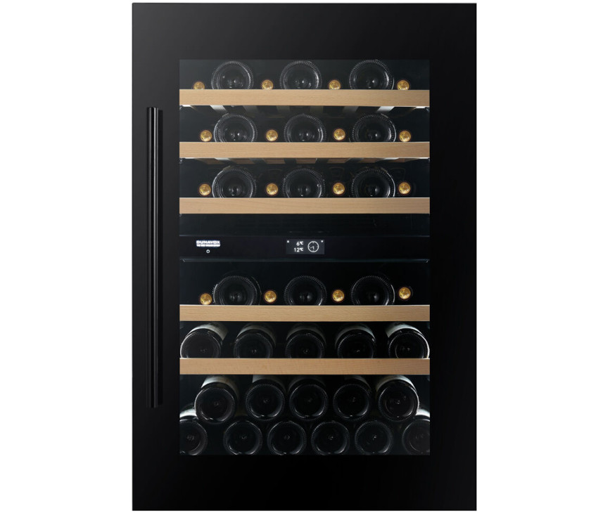 Dunavox DVP-44.120DB inbouw wijnkoelkast - zwart