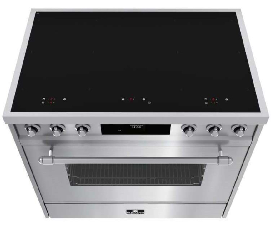 Elementi di Cucina EC9036-IX-S inductie fornuis - klassiek - rvs