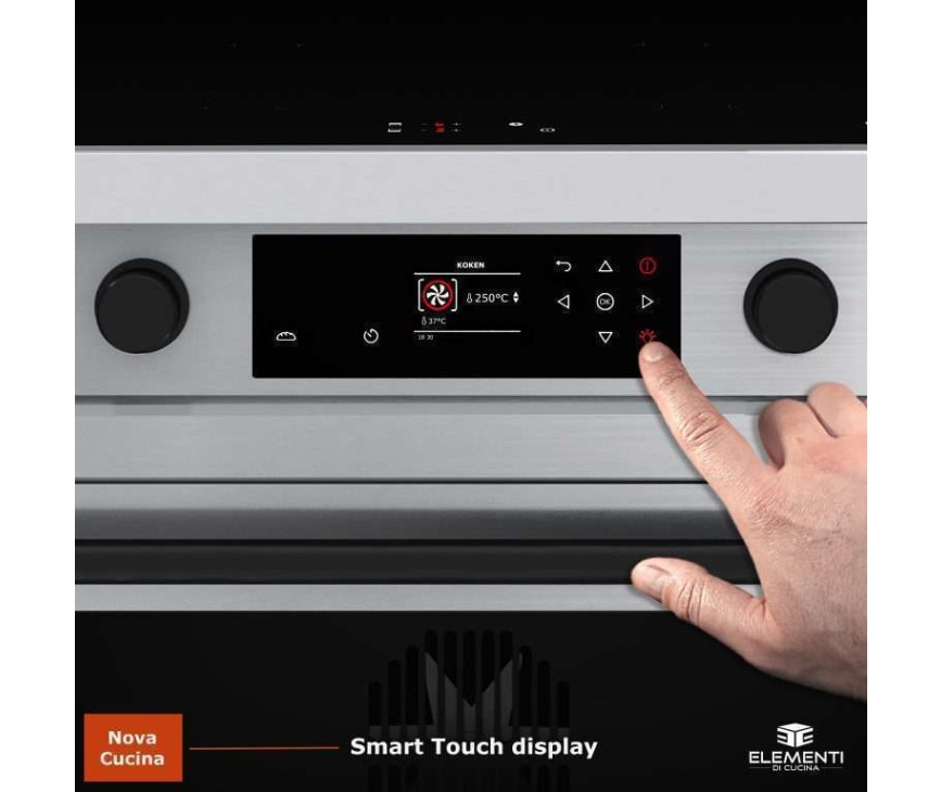 Elementi di Cucina EM9036-IX-B inductie fornuis - rvs