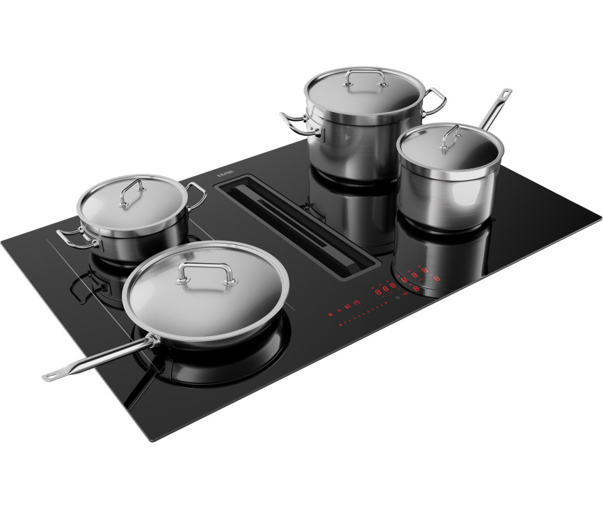 Etna AKI580ZT inbouw inductie kookplaat met afzuiging 