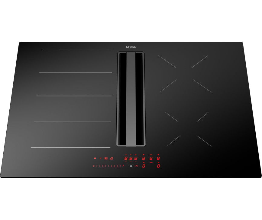 Etna AKI671ZT inbouw inductie kookplaat met afzuiging - 70 cm. breed