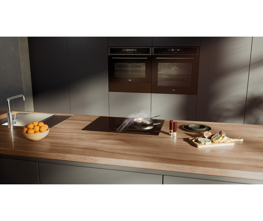 Etna AKI671ZT inbouw inductie kookplaat met afzuiging - 70 cm. breed